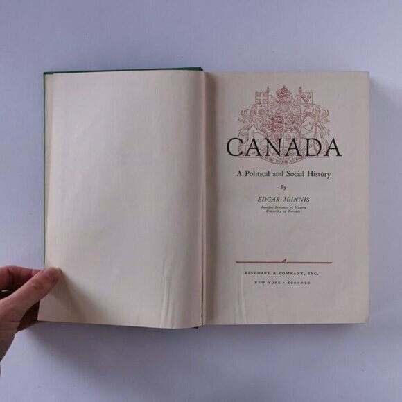 1956 Canada Political Social History Textbook - Canadian Schools Green Book - Picture 6 of 10